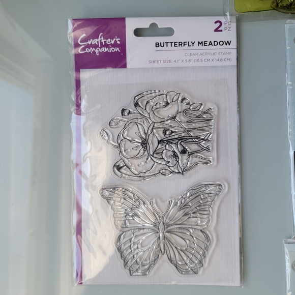 Lot of  Gemini by Crafter's Companion Stamp & Dies,  and Sheena clear acrylic st - Picture 6 of 12